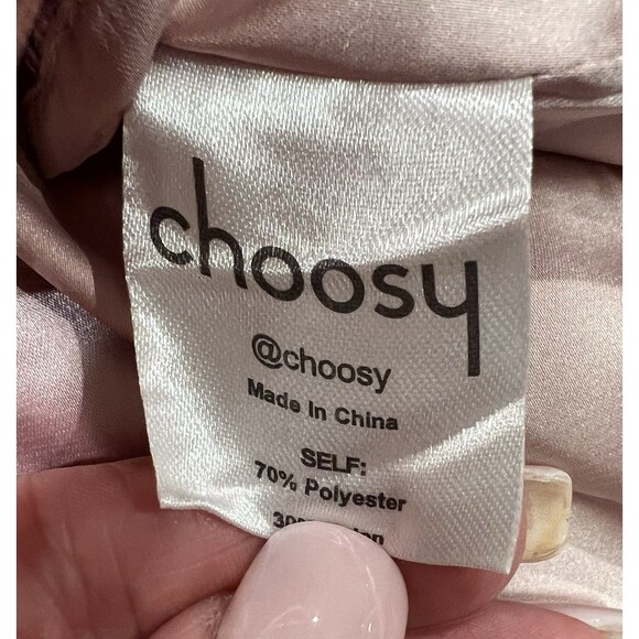 NWT Choosy Copper Rose Organza Dress - NWT Pink Shimmer - Size XS - Picture 6 of 8